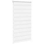 vidaXL Store zèbre blanc 80x150 cm largeur du tissu 75 9 cm polyester