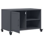vidaXL Meuble TV anthracite 68x39x43 5 cm acier