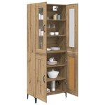 vidaXL Haut Armoire Chêne artisanal 69 5 x 34 x 180 cm
