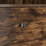 vidaXL Haut Armoire avec tiroir Chêne fumé 45 5 x 34 x 127 cm