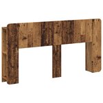 vidaXL Cabinet de Tête de Lit Bois ancien Bois d'ingénierie