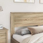 vidaXL Tête de lit Chêne Sonoma 180 cm Bois d'ingénierie