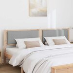 vidaXL Tête de lit Autre Marron 180 cm Bois massif en pin