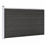 vidaXL Clôture de jardin WPC 175x105 cm Gris