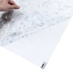 vidaXL Films pour fenêtre 2 Pièces dépoli motif de fleurs PVC