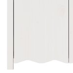 Buffet vidaXL "DRAMMEN" Blanc 79x43x75 5 cm Bois Massif Pin