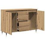 vidaXL Buffet chêne artisanal 101.5 x 35 x 70 cm Bois d'ingénierie