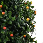 Arbre artificiel vidaXL avec fruits et pot 35x50 cm Vert