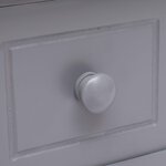 vidaXL Table d'appoint Gris 40x40x40 cm Bois de Paulownia