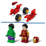 LEGO® 76287 - Iron Man et Hulk en Aventure avec Moto