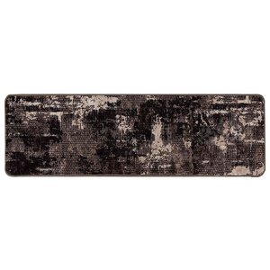 vidaXL Coureur de Tapis MARSA Noir 50 x 450 cm Polyester et PVC