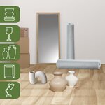 Pack And Move - Film À Bulle Recyclé - 1 X 10 M - Déménagement Expédition Et Protection - Papier Bulle De Qualité