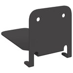 vidaXL Étagère Flottante Invisible 24 pc Noir 6 x 11 x 6 5 cm