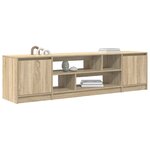 vidaXL Meuble TV chêne sonoma 188 5x41x50 cm bois d'ingénierie