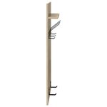 vidaXL Porte-manteau mural avec étagère Chêne sonoma 90 x 40 x 10 cm