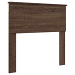 vidaXL Tête de lit Chêne brun 90 cm Bois d'ingénierie