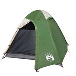 vidaXL Tente de camping à dôme 2 personne vert imperméable