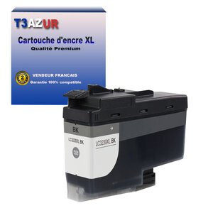 T3AZUR- Cartouche compatible avec Brother LC3239 XL Noire pour Brother HL-J6000DW  HL-J6100DW