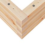 vidaXL Jardinière 90x40x23 cm bois de pin massif