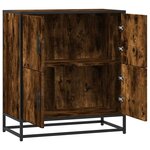 vidaXL Buffet chêne fumé 68x35x76 cm bois d'ingénierie