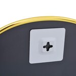 vidaXL Miroir mural Doré 50x35 cm