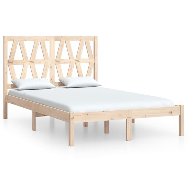 vidaXL Cadre de lit sans matelas bois massif