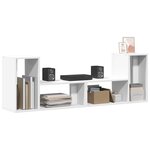 vidaXL Meubles TV 2 Pièces blanc 75x30x50 cm bois d'ingénierie