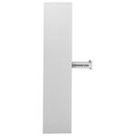 vidaXL Armoire de bureau Gris clair 90x40x180 cm Acier