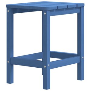 vidaXL Table de jardin Adirondack Bleu marine 38x38x46 cm PEHD