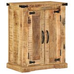 vidaXL Buffet 55x35x70 cm Bois massif Mangue brut