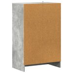 vidaXL Meubles à chaussures 60 x 35 x 92 cm Gris béton