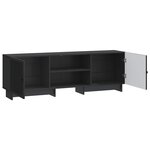 vidaXL Meuble TV Noir 150 x 31 x 50 cm Bois d’ingénierie