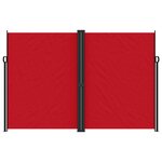 vidaXL Auvent latéral rétractable rouge 220x600 cm