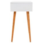 vidaXL Coiffeuse avec miroir MDF 60 x 40 x 75 cm