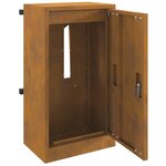 vidaXL boîte aux lettres Rouillé 30 x 23 x 55 cm