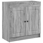 vidaXL Armoire sous évier de salle de bain Sonoma gris