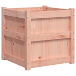 vidaXL Jardinières 2 Pièces bois massif douglas