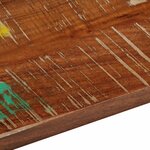 vidaXL Dessus de table 60x50x3 8 cm rectangulaire bois massif récupéré