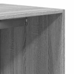 vidaXL Garde-robe sonoma gris 80x50x200 cm bois d'ingénierie