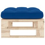 vidaXL Pouf palette de jardin bois de pin imprégné