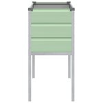 vidaXL Jardinière Vert Pastel 100 x 45 x 90 cm Acier galvanisé