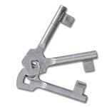 vidaXL Portail en maille de jardin Acier galvanisé 289x175 cm Gris