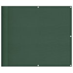 vidaXL Écran de balcon vert foncé 90x800 cm 100  polyester oxford