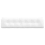 vidaXL Coussin de Dos Blanc 180 x 24 x 50 cm tissu