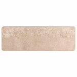 vidaXL Coureur de Tapis MARSA Beige 50 x 150 cm Polyester et PVC