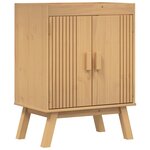 vidaXL Ensemble de meubles de salle de bain avec tiroir 4 Pièces Marron