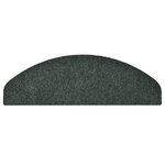 vidaXL Tapis autoadhésifs de marches 5 Pièces Vert 65x21x4 cm Aiguilleté