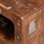 vidaXL Table d'appoint Marron 40 x 40 x 49 cm Bois Recyclé Solide