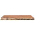 vidaXL Table d'appoint 40x40x2 5cm bois massif acacia bordure assortie