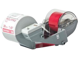 Ruban pour cassette à ruban plastique  38 mm  rouge brother